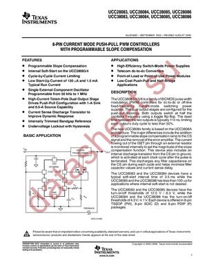 UCC28084DR datasheet  